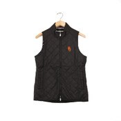 USC Trojans Women's Peter Millar Black SC Interlock Reversible Vest